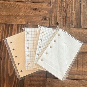 A7 Set of Planner Inserts